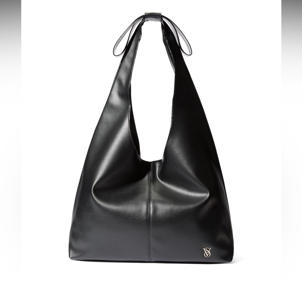 Victoria's Secret Black Bow Hobo Bag